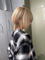 リラス 博多(rilas)&nbsp;ブロンド/ホワイトベージュ/ウルフカット/ショートウルフ