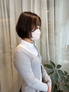 アミリアバイザザ(amiliea by ZA/ZA) フェイスレイヤー×丸みボブ