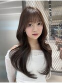 ウェーブミディアムメルティカラー×ブリーチなし韓国【熊本】