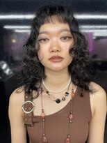 キジ(KIJI) ショートバング/フェイスレイヤー/スパイラルパーマ/パーマ