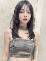 オリンテ バイ レシッド 表参道(orente by rcid)&nbsp;髪質改善顔周りレイヤーカット酸熱ストレートホワイトグレージュ