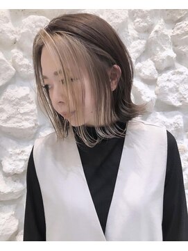 ヘアサロン エフ 渋谷(F) #フェイスフレーミング#インナーカラー