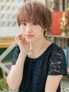 カバーヘア ブリス 志木南口駅前店(COVER HAIR bliss) ミルクティーブラウンくせ毛風マッシュウルフh4志木20代30代40代