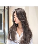#ロングレイヤー#艶カラー#韓国風