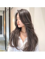 ヘアサロン エフ 渋谷(F)&nbsp;#ロングレイヤー#艶カラー#韓国風