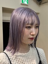 テン バイ アンブルリュクス 池袋(teN +by ambleluxe)&nbsp;ボブ/ケアブリーチ/ラベンダー/池袋/レイヤーボブ