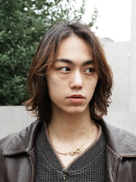 フィフスパーク(fifth PARK) メンズミディアムメンズロングメンズボブ緩めスパイラルパーマ