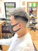 ヘアスタジオ ロメオ(hair studio Romeo)&nbsp;シルバーアッシュジェットフェード