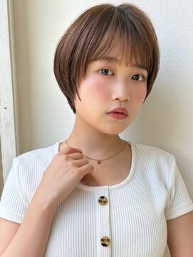 カバーヘア ブリス 戸田公園西口店(COVER HAIR bliss) コンパクトショート/丸み/くびれヘア/ココアベージュp戸田公園