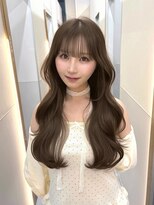パルス ギンザ(PULSE ginza)&nbsp;オリーブベージュ ヘーゼルベージュ レイヤーカットワンホン韓国