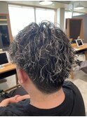 夏に向けて◎ツイスパメッシュツーブロックセンターパート