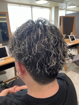 ビスポーク(BESPOKE) 夏に向けて◎ツイスパメッシュツーブロックセンターパート