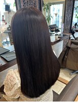 ヘアリゾート粋 ティガ 池袋店(tiga) 髪質改善/ストレートヘア/ダークブラウン