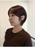 丸みショート/耳掛けショート