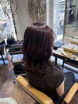 アヴァンスアンス 広島袋町店(AVANCE.ens)&nbsp;ワインレッドカラー