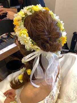 浜田美容室 [HAMADA]ハレの日#婚礼＃FLOWER