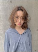 【Lond fleur 石畑結華】ミディアムレイヤー華奢パーマ