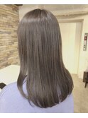 【ALLY宍戸】オリーブベージュ(ブリーチなしカラー)