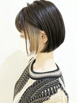 モリオ フロム ロンドン 成増店&nbsp;【morio成増/玉井】ミニボブ　インナーカラー　ベージュ