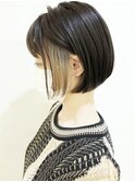 【morio成増/玉井】ミニボブ インナーカラー ベージュ