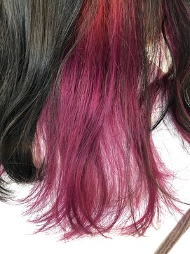 エムズアルカディア(M'Z ARCADIA) ビビットピンク×インナーカラー