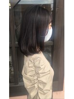 ナチュレジャパン(nature JAPAN) 艶感たっぷりダークトーンロブstyle