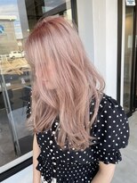 ナンバー(number+)&nbsp;20代30代大人可愛い透明感ピンクブラウンケアブリーチ小顔