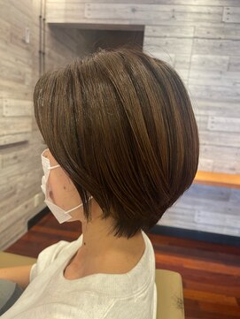 アルルヘアーオキナワ(ARURU HAIR) 上品ショートシアーブラウン