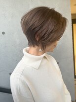 アソビ 表参道(ASOBI)&nbsp;ベージュカラー　くびれショート　40代50代60代