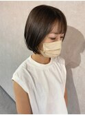 #ボブ#bob#切りっぱなし#アッシュ