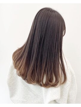 イース バイ アンブルリュクス 北千住(Ease by amble luxe) 前髪/くびれ/イヤリングカラー/イメチェン/ラベンダーカラー