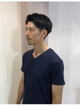 スモールバンブー small-bamboo ヘアーサロン 2ブロック × アップバング