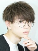 王道前下がり刈り上げマッシュ【ツーブロックショート】