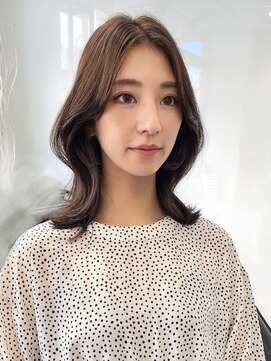 ラブクロムトーキョー オモテサンドウ(LOVECHROME OMOTESANDO) 大人ガーリーモードプリガールストカールチョコレートカラー