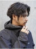 ツイストスパイラルパーマセンターパートツーブロック名古屋栄