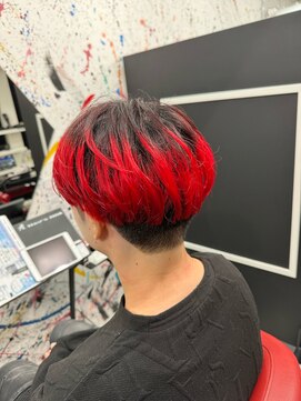 ヘアーズアーク(Hair's ARK) マッシュ/ブリーチ/オンカラー/グラデーション/レッド