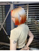 リッチ(RITZY) 【RITZY】裾カラー☆オレンジヘアー☆デザインカラー