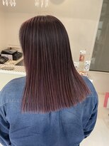 ヘアメイク ルエル(Hair Make Ruelle) エアタッチバレイヤージュ×モーヴピンク