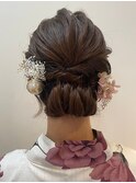 似合わせヘアアレンジ/着付け/大人可愛い