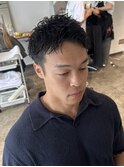 スパイキーショートツイストスパイラルパーマラルフカール
