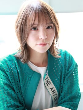 ヘアープロデュース ジェネシス(hair produce genesis) <genesis>前下がり＋きりっぱなし＋顔周りレイヤー