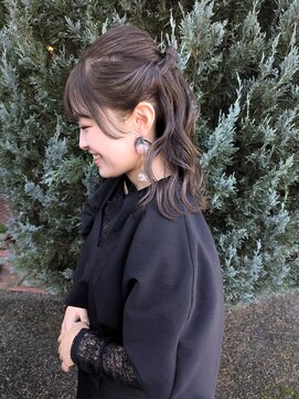 ニコ(nico.) ハーフアップアレンジ