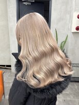 ニコ トウキョウ 渋谷(nico TOKYO)&nbsp;ブロンドベージュ/髪質改善/ダブルカラー/ケアブリーチ/20代