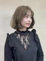 モリグリーン(MORI GREEN)&nbsp;◆小顔ボブ【赤み消しオリーブ】ココアベージュ