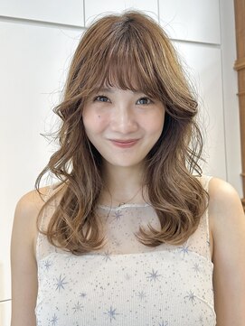 ロンドアンメゾン 原宿(Lond un Maison.) ワイドバングイメチェン美髪外ハネボブ+レイヤーカット韓国/大宮