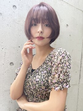 アルバム 渋谷パルコ(ALBUM) ショート美髪ボブおくれ毛前髪カット_8794