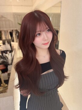 ヴェイナゴヤ(VEYY. nagoya) ピンクベージュ/ブリーチなし/ダブルカラー/チェリーレッド/韓国