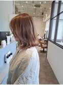 ミディアムレイヤー×ベージュ系