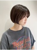 透明感カラー☆コンパクトボブ☆