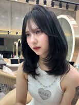 ロンドメリア 天神大名店(Lond Melia)&nbsp;レイヤーカット小顔に見せるヘア/韓国ヘア/髪質改善/福岡/博多